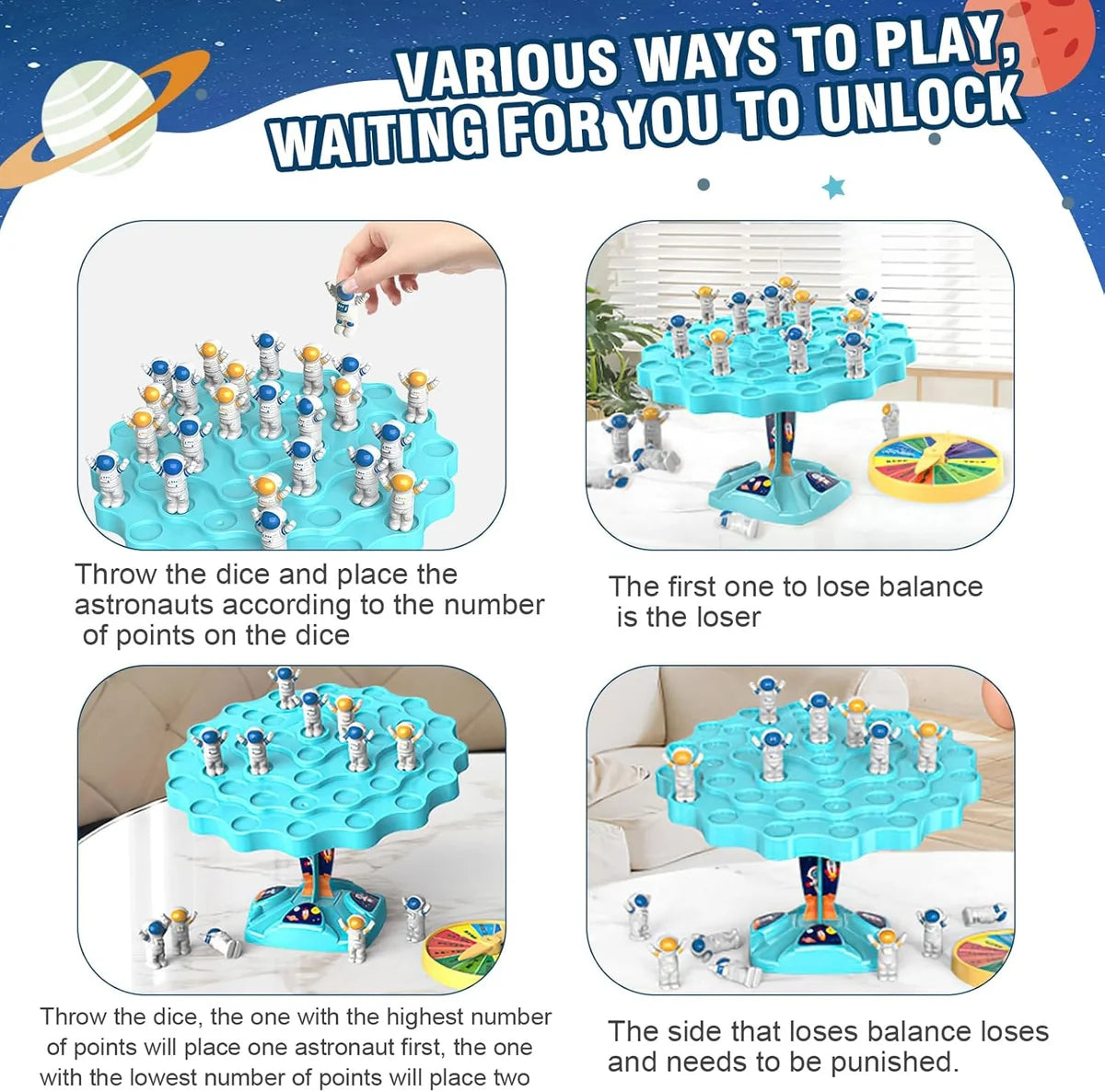 AStronaut Balance Board Game