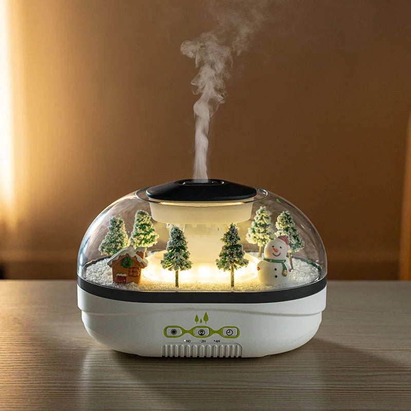 Raindrop Aroma Diffuser Humidifide Mini LandScape Light