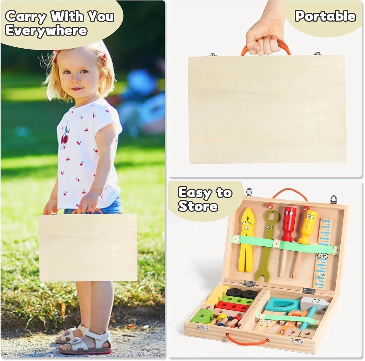 Wooden  Simulation Toolbox Toy