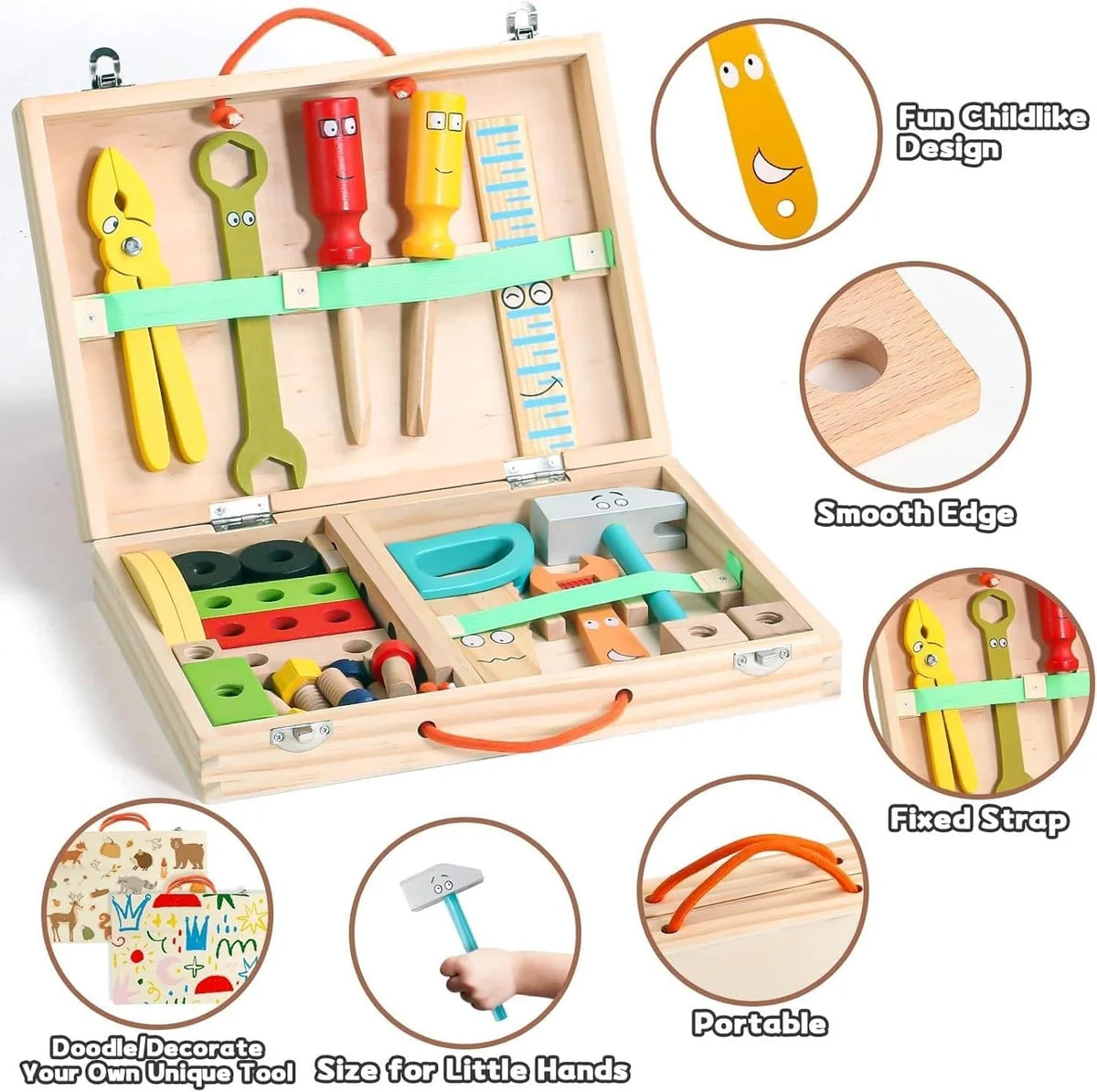 Wooden  Simulation Toolbox Toy