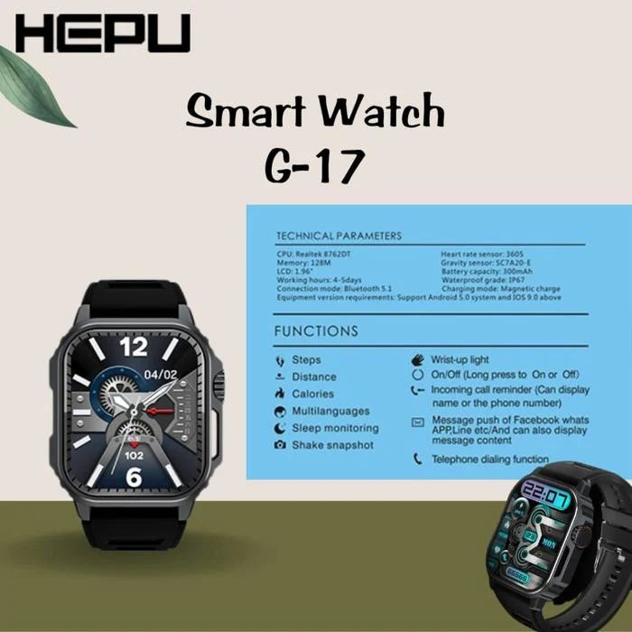 Hepu Luxury  Smart Watch - Richard  Mille Style