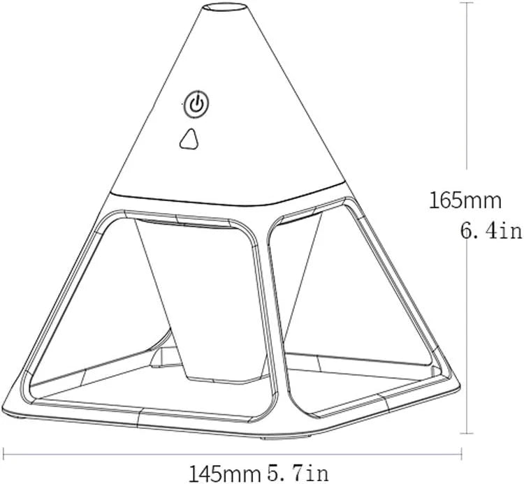 Minimalist Geometric Night  Light