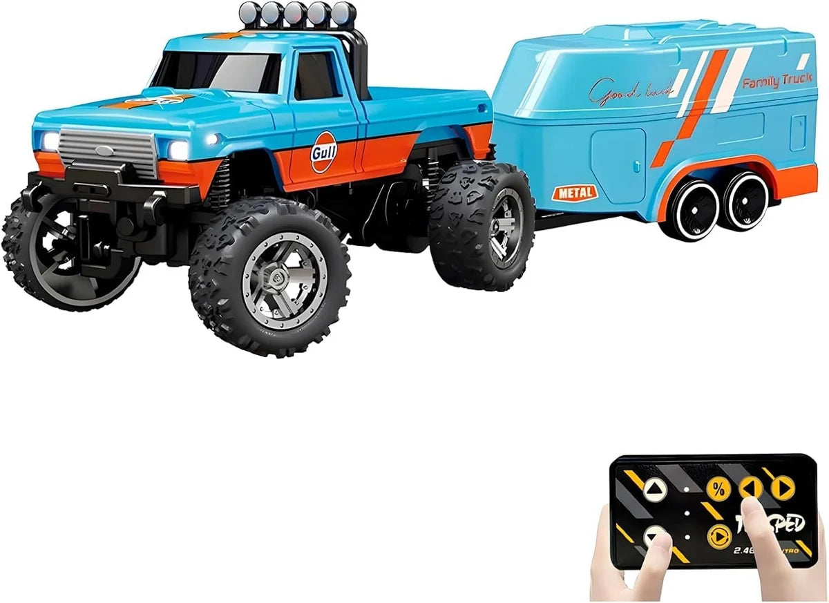 Pink  RC  Camper Set