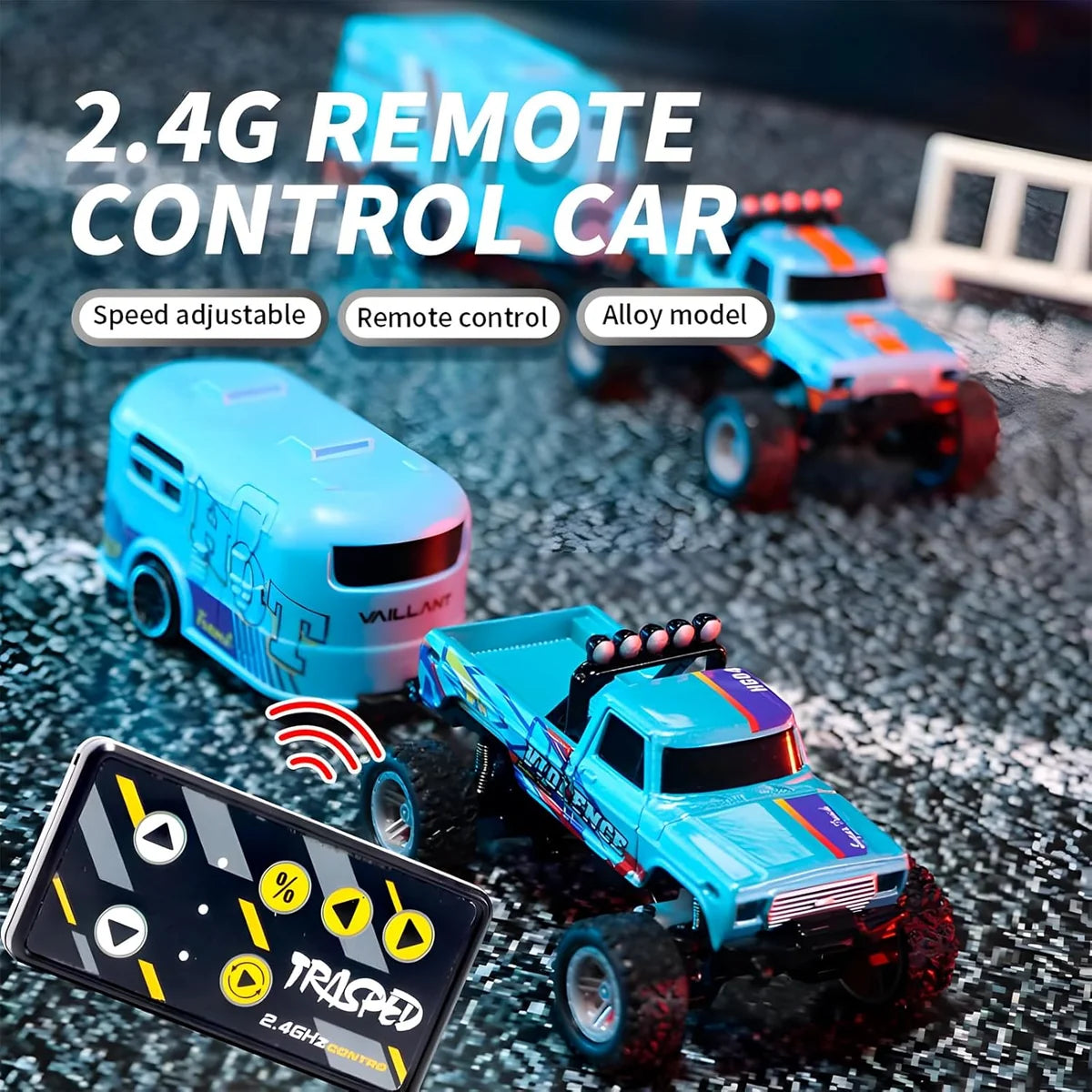 Pink  RC  Camper Set