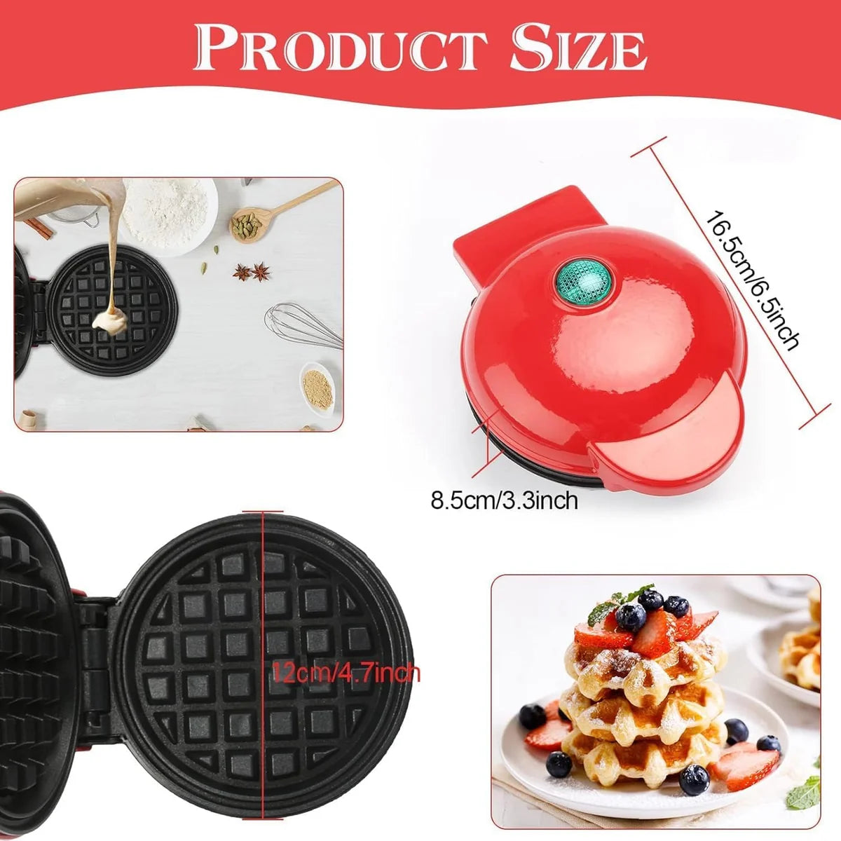 Electric  Mini Waffle Maker
