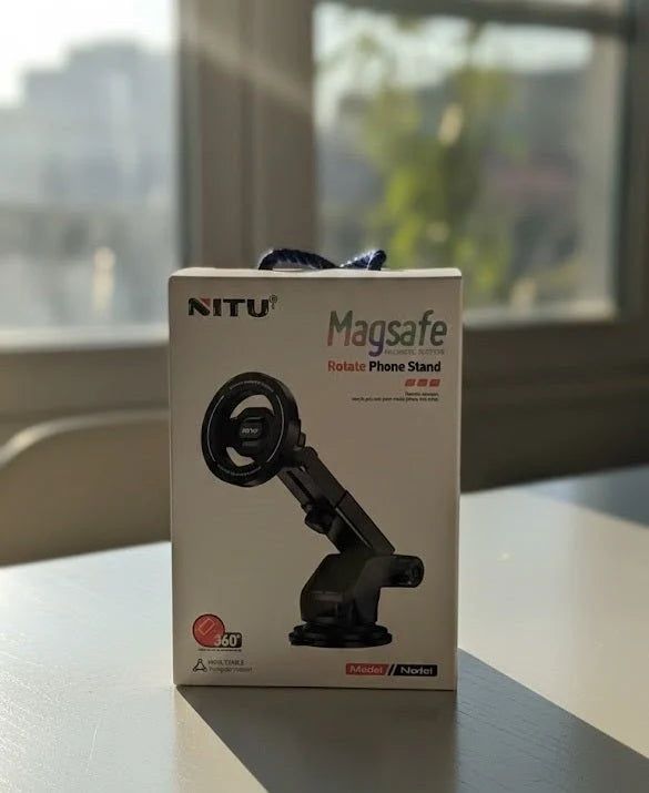 MagSafe Magnetic Car Phone Stand | 360 Rotation | For iPhone & Android