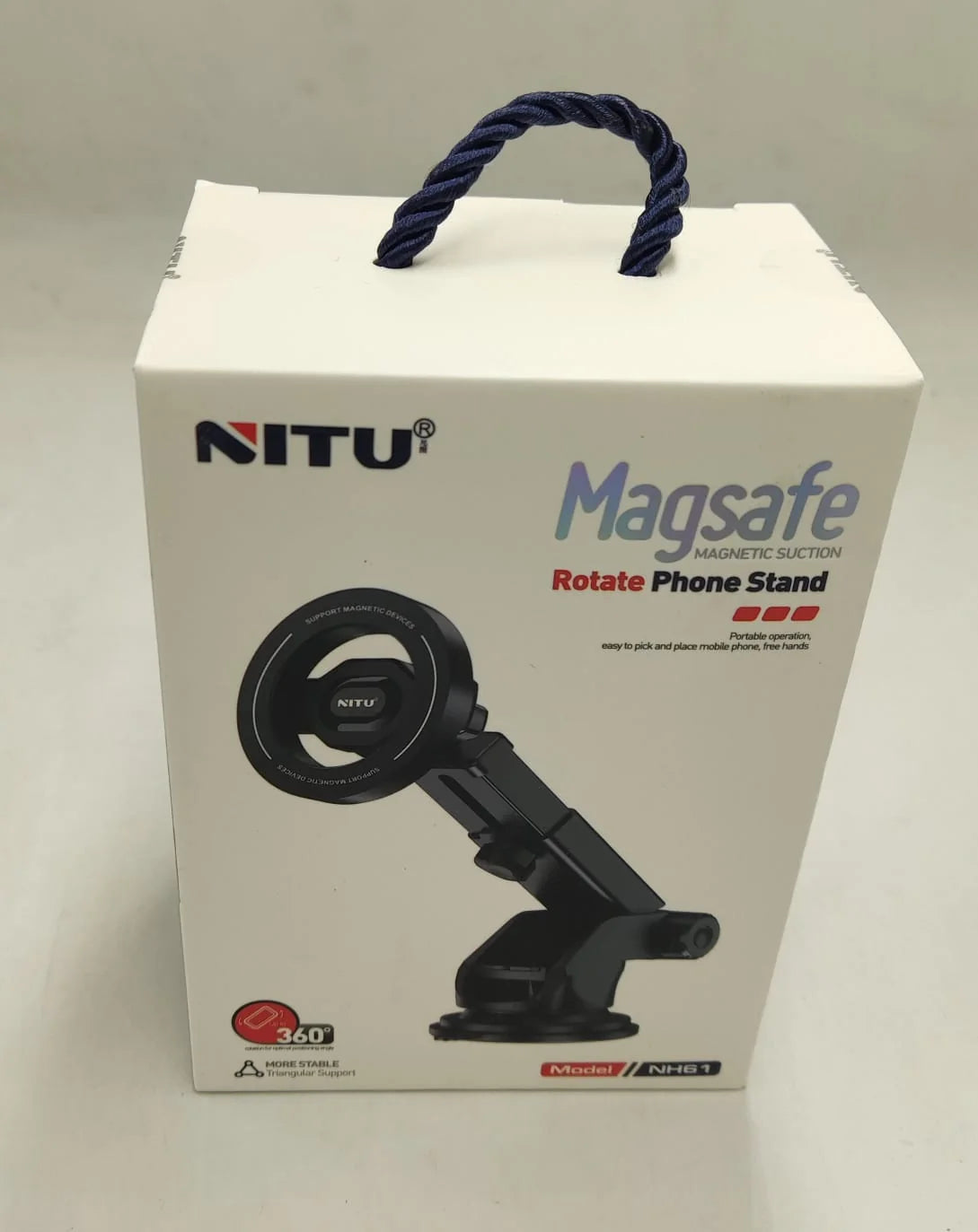MagSafe Magnetic Car Phone Stand | 360 Rotation | For iPhone & Android