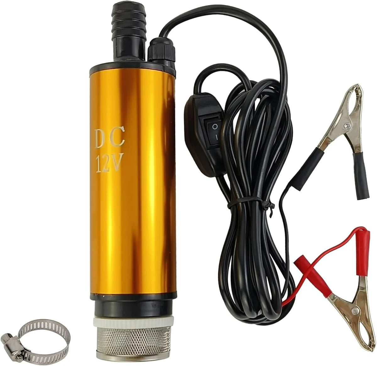Portable 12V Fuel Transfer Pump | مضخة نقل الوقود المحمولة 12 فولت