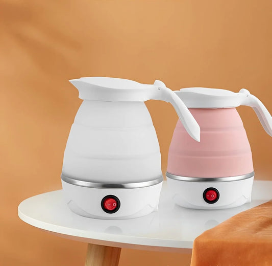 Portable Folding Electric Kettle 600ml - Boils Water in 3-5 Minutes | Travel Silicone Kettle