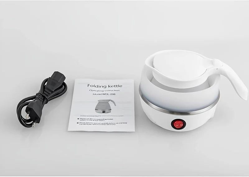 Portable Folding Electric Kettle 600ml - Boils Water in 3-5 Minutes | Travel Silicone Kettle