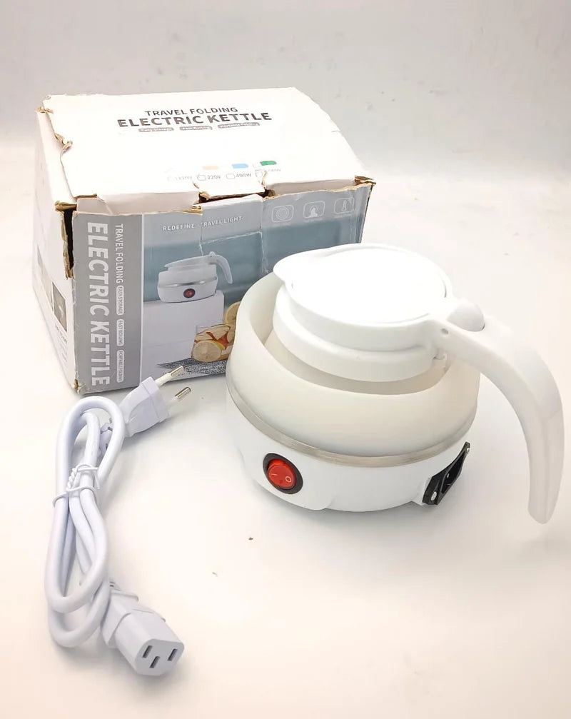 Portable Folding Electric Kettle 600ml - Boils Water in 3-5 Minutes | Travel Silicone Kettle