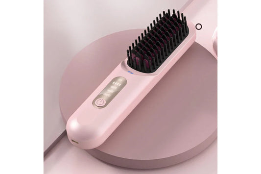 SmoothGlow 2-in-1 Hair Straightening Comb | Salon Results at Home