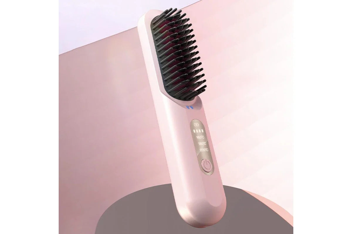 SmoothGlow 2-in-1 Hair Straightening Comb | Salon Results at Home