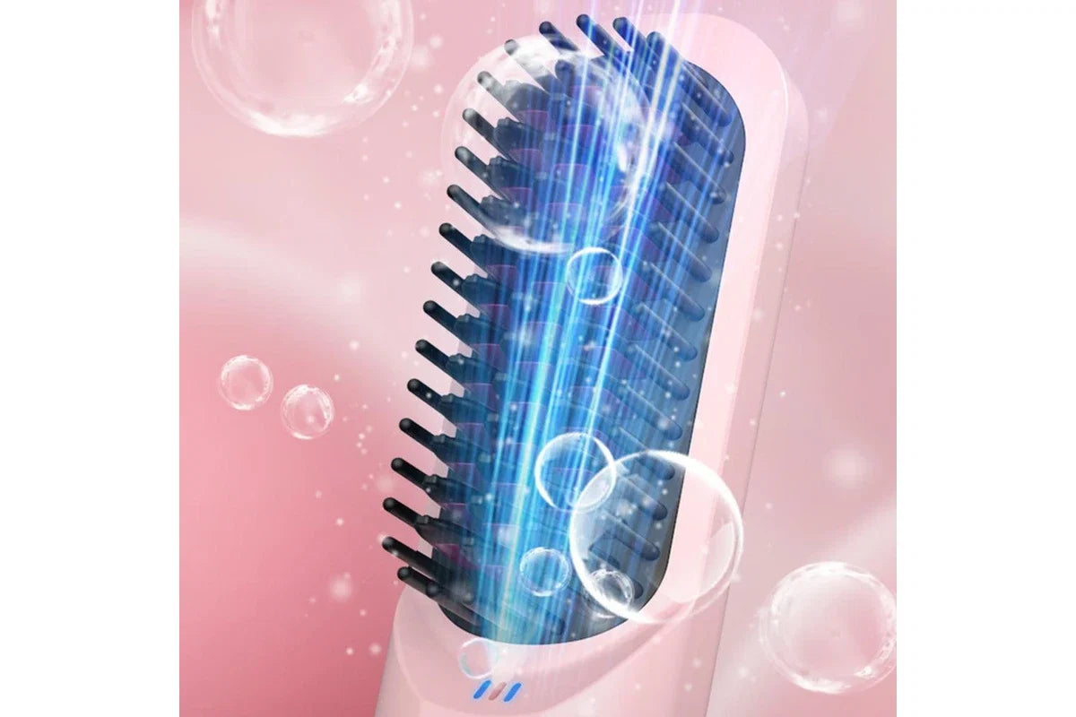 SmoothGlow 2-in-1 Hair Straightening Comb | Salon Results at Home