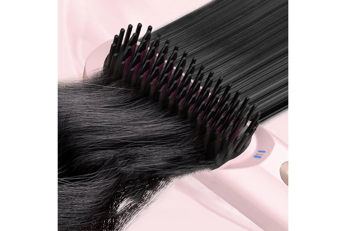 SmoothGlow 2-in-1 Hair Straightening Comb | Salon Results at Home