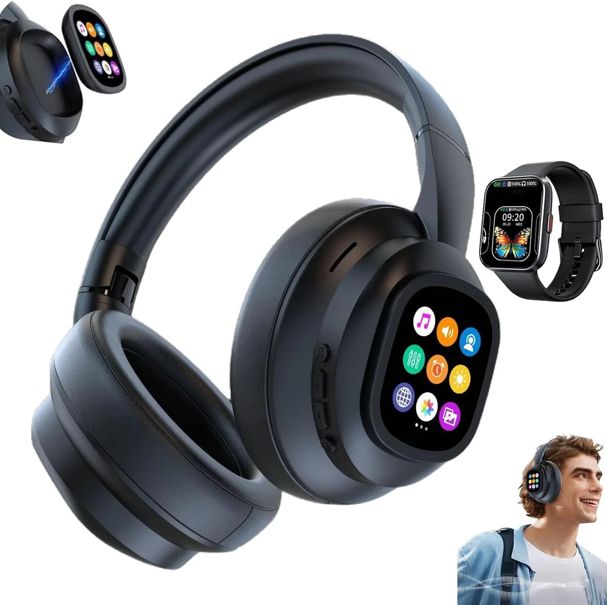 Modio Smart Touchscreen  Headphones